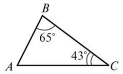 Сума кутів трикутника | Шкільний довідник